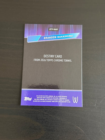 2026 Topps Chrome Brandon Nakashima Destiny Geometric