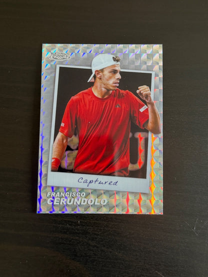 2026 Topps Chrome Francisco Cerundolo Captured Geometric