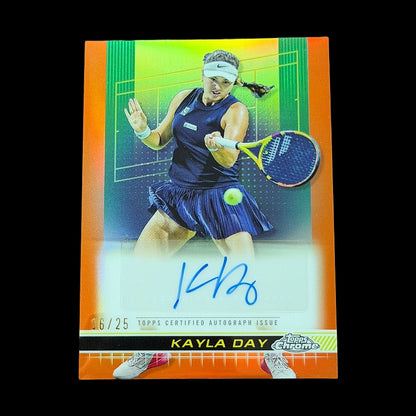 2024 Topps Chrome Kayla Day Orange Auto /25