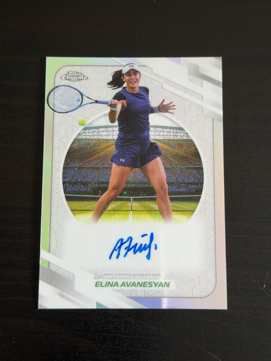 2026 Topps Chrome Elina Avanesyan Refractor Auto