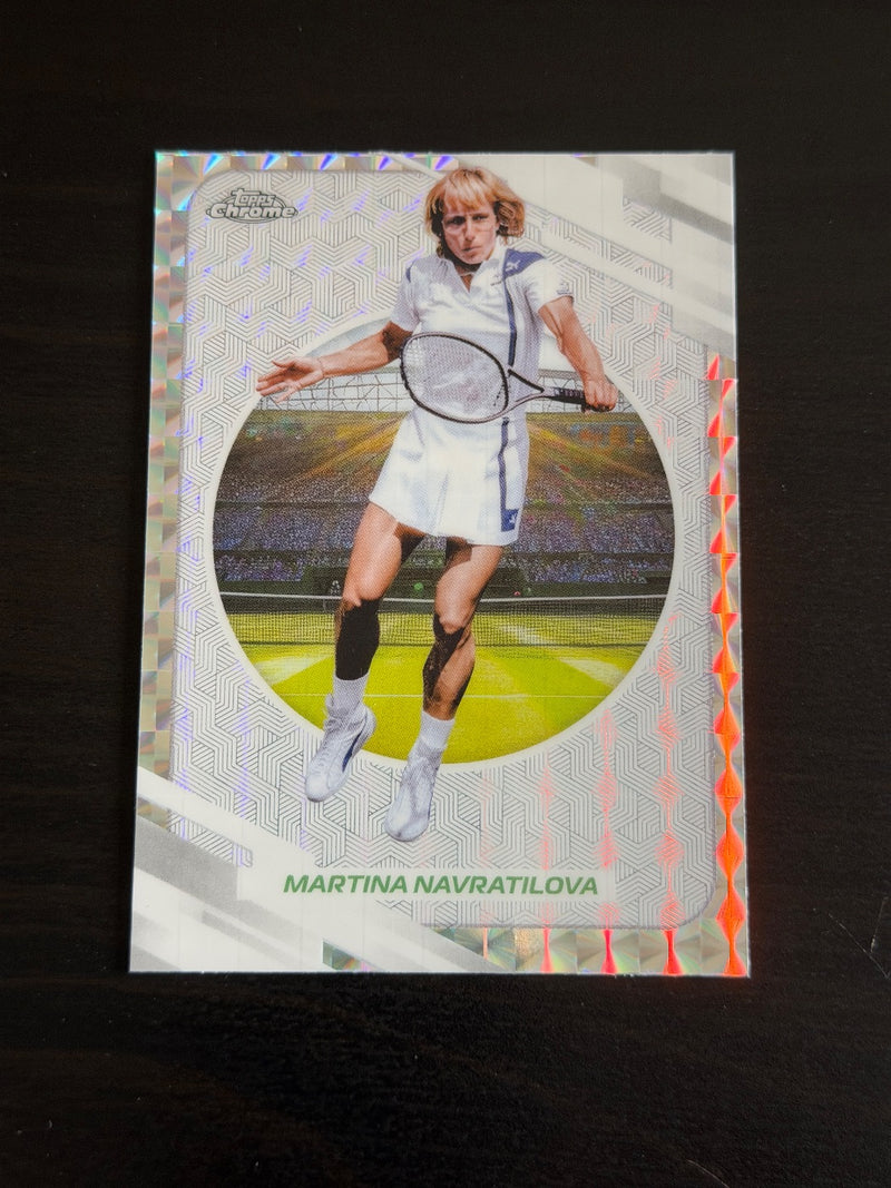 2026 Topps Chrome Martina Navratilova Geometric