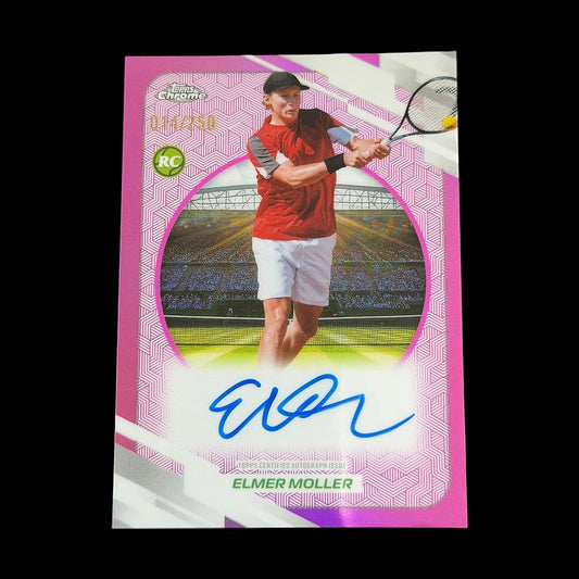 2026 Topps Chrome Elmer Moller Pink Auto /250
