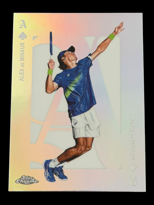 2025 Topps Chrome Tennis Aces Alex de Minaur