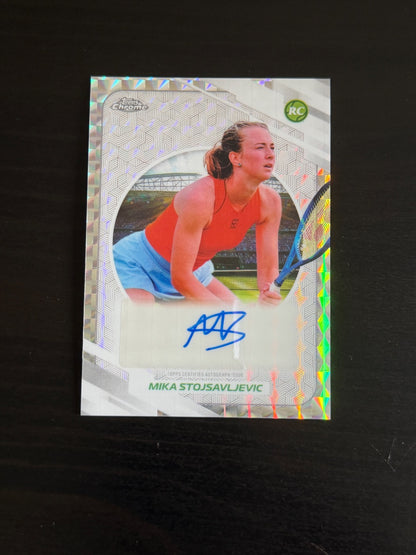 2026 Topps Chrome Mika Stojsavljevic Geometric Auto