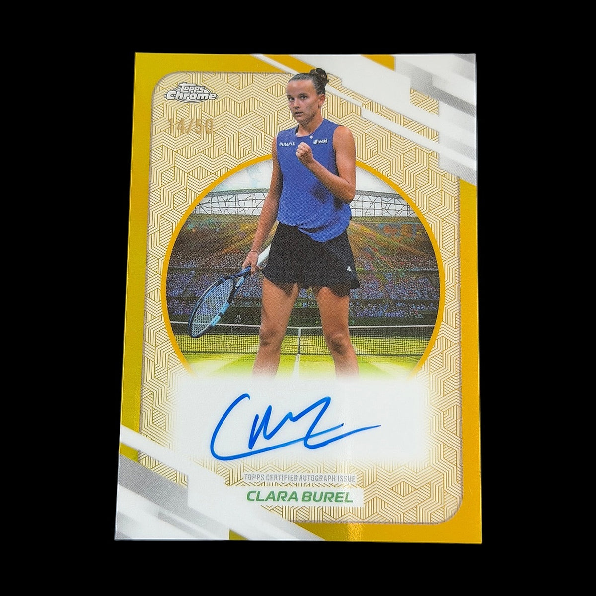 2026 Topps Chrome Clara Burel Gold Auto /50