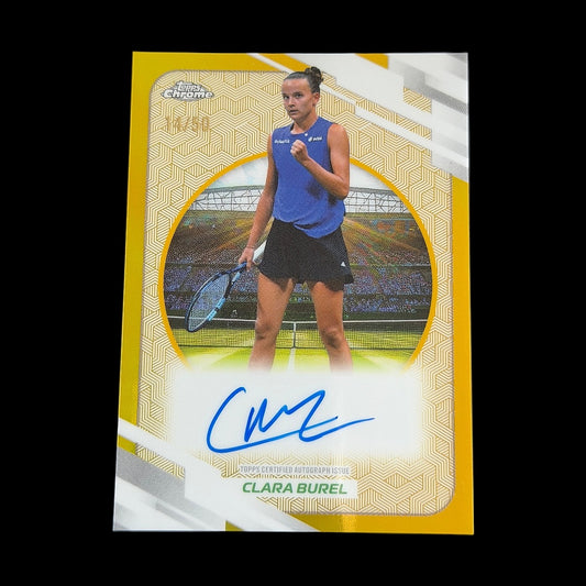 2026 Topps Chrome Clara Burel Gold Auto /50