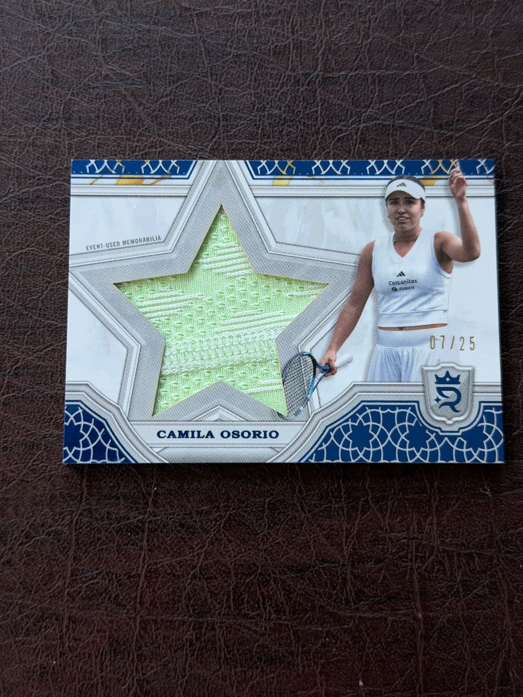 2024 Topps Royalty Camila Osorio Blue Star Relics /25