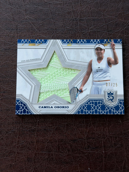 2024 Topps Royalty Camila Osorio Blue Star Relics /25