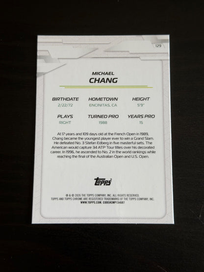 2026 Topps Chrome Michael Chang Geometric