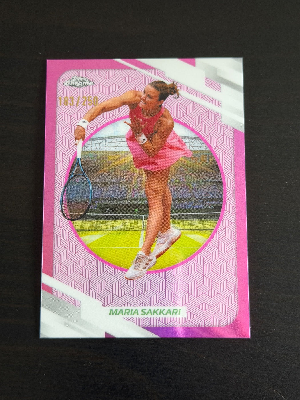 2026 Topps Chrome Maria Sakkari Pink /250