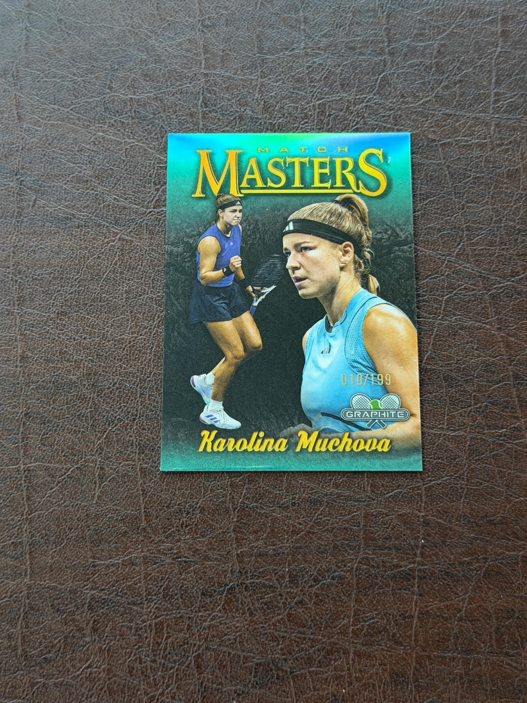2024 Topps Graphite Karolina Muchova Aqua Masters /199