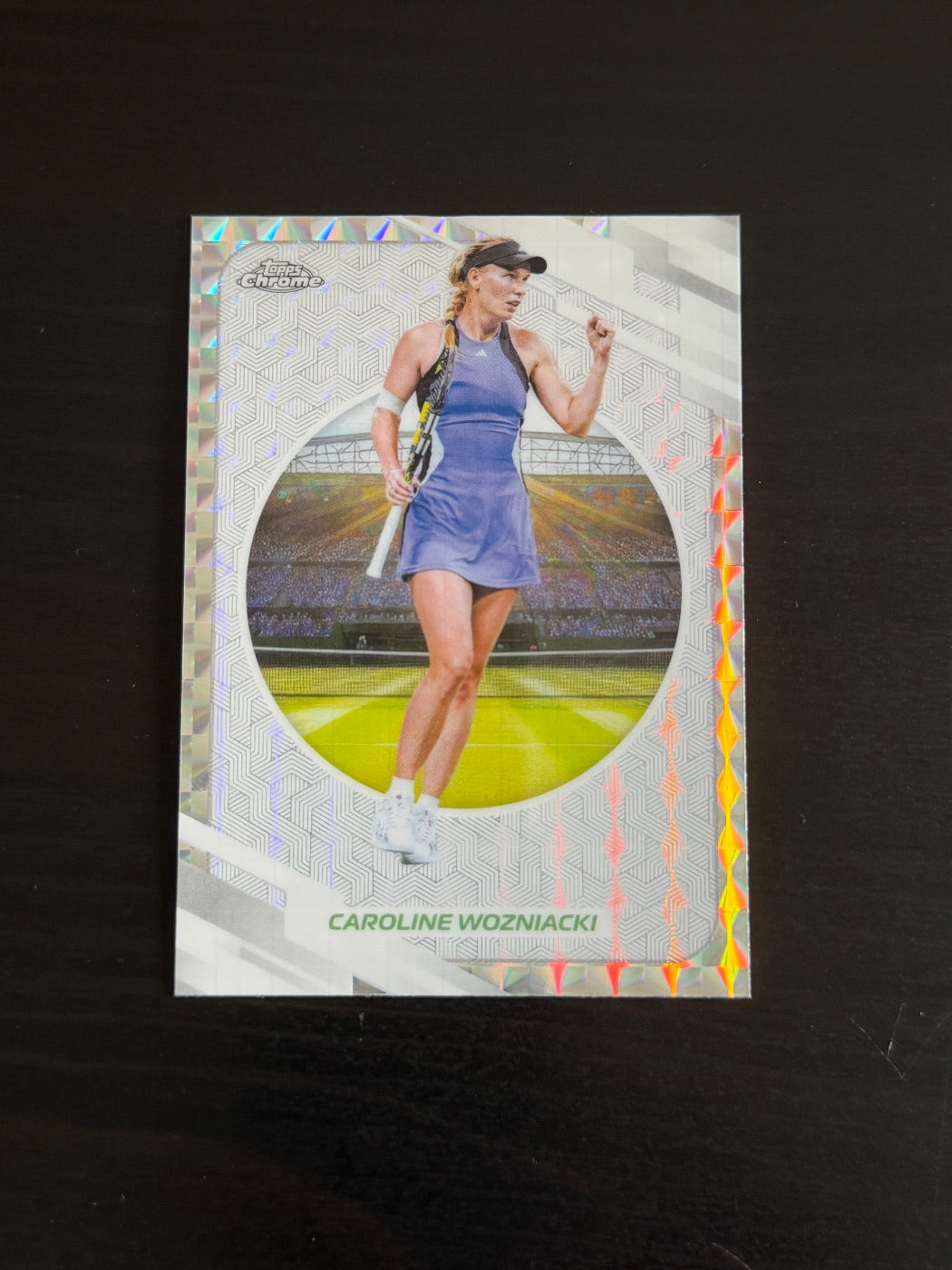 2026 Topps Chrome Caroline Wozniacki Geometric